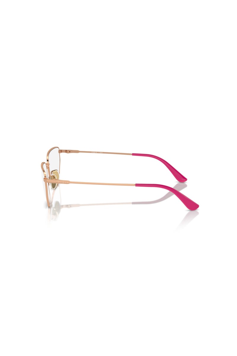 Vogue Irregular Frame Eyeglasses - Rose Gold for Women - Image 2